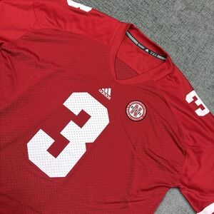 Adidas Nebraska Cornhuskers Football Jersey Mens 3XL Red #3
